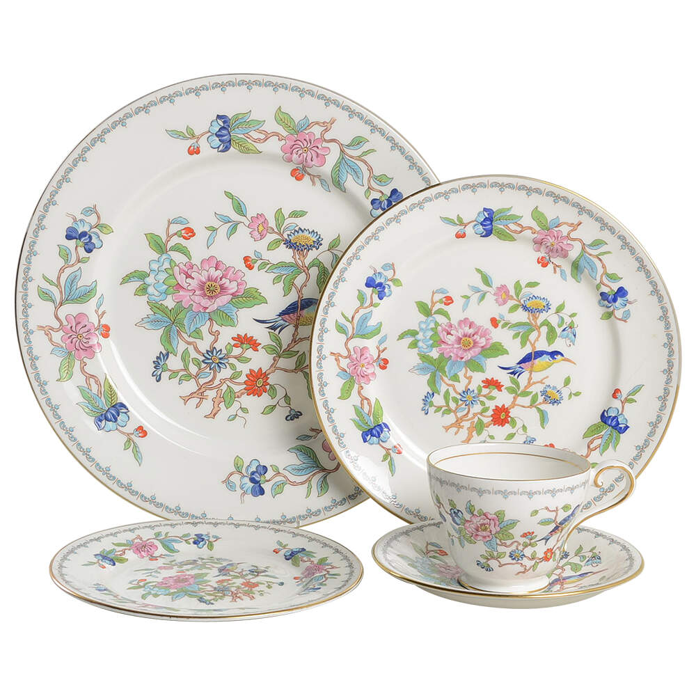 Pembroke (Gold Trim) 40 Piece Estate Set by John  Aynsley & Sons-1