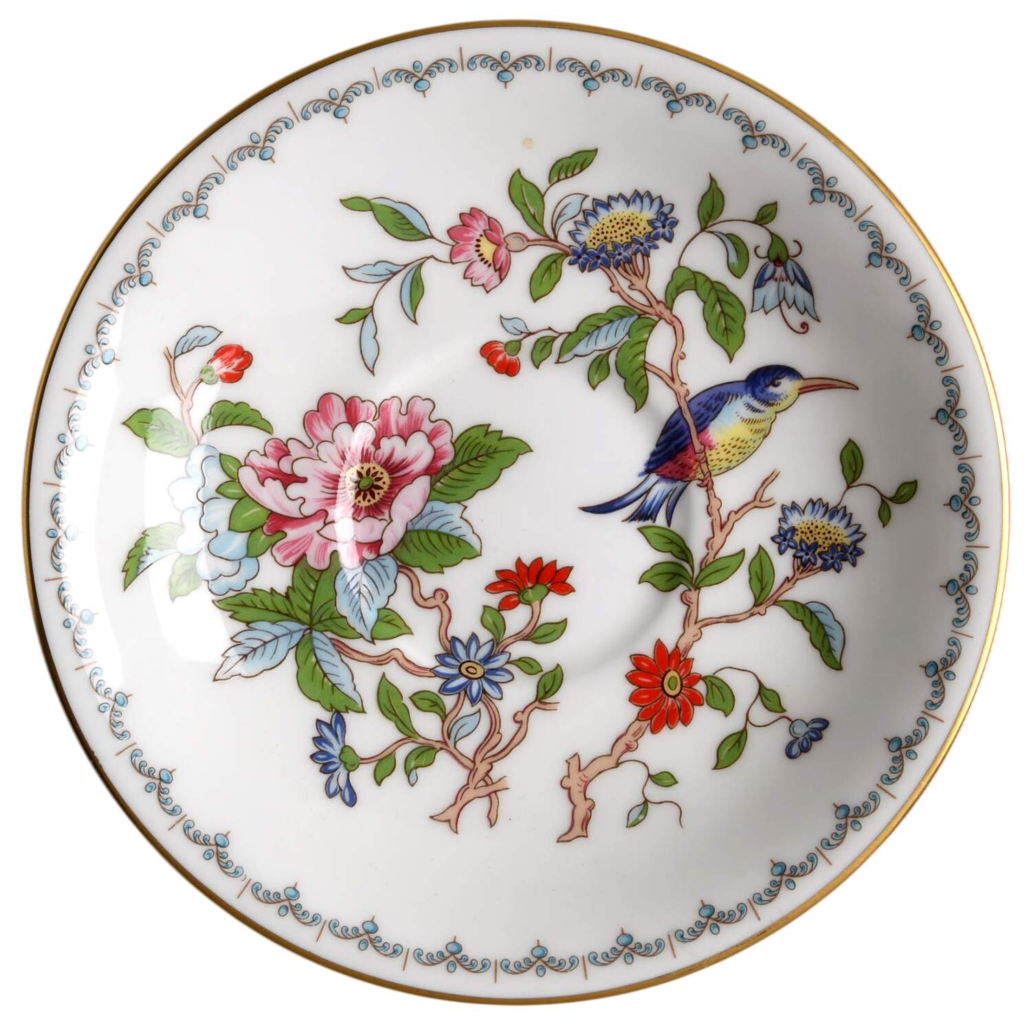 Pembroke (Gold Trim) Saucer by John  Aynsley & Sons-1