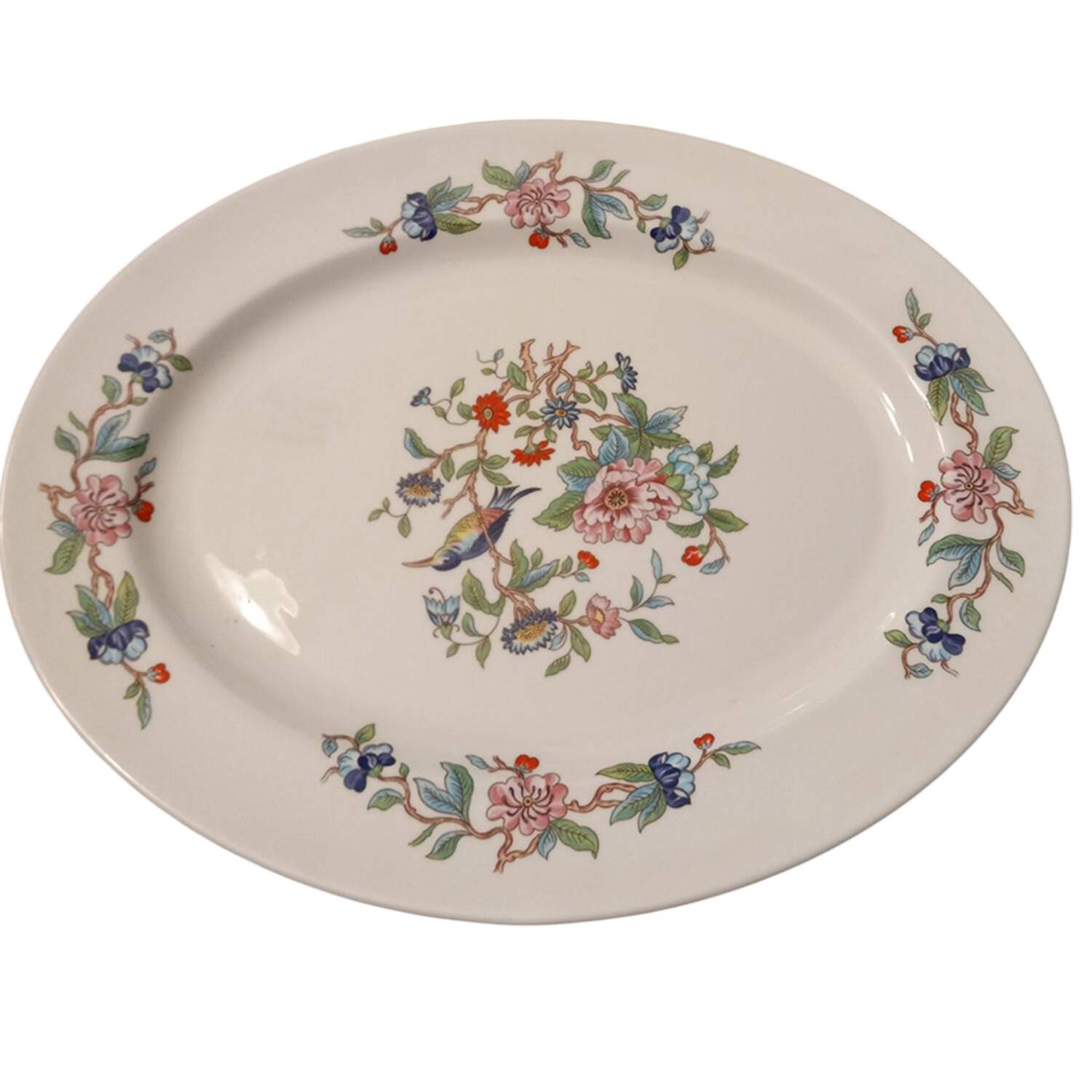 Pembroke (Gold Trim) 15" Oval Serving Platter by John  Aynsley & Sons-1