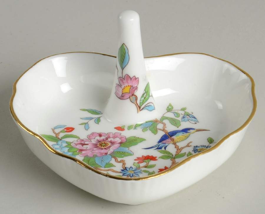 Pembroke (Gold Trim) Ring Holder by John  Aynsley & Sons-1
