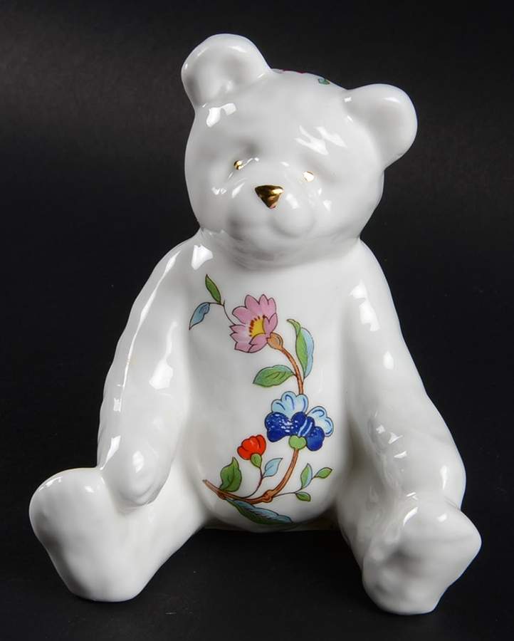 Pembroke (Gold Trim) Bear Figurine by John  Aynsley & Sons-1
