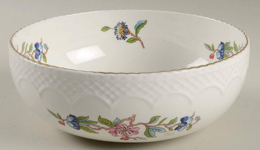 Pembroke (Gold Trim) 7" Round Sovereign Bowl by John  Aynsley & Sons-1