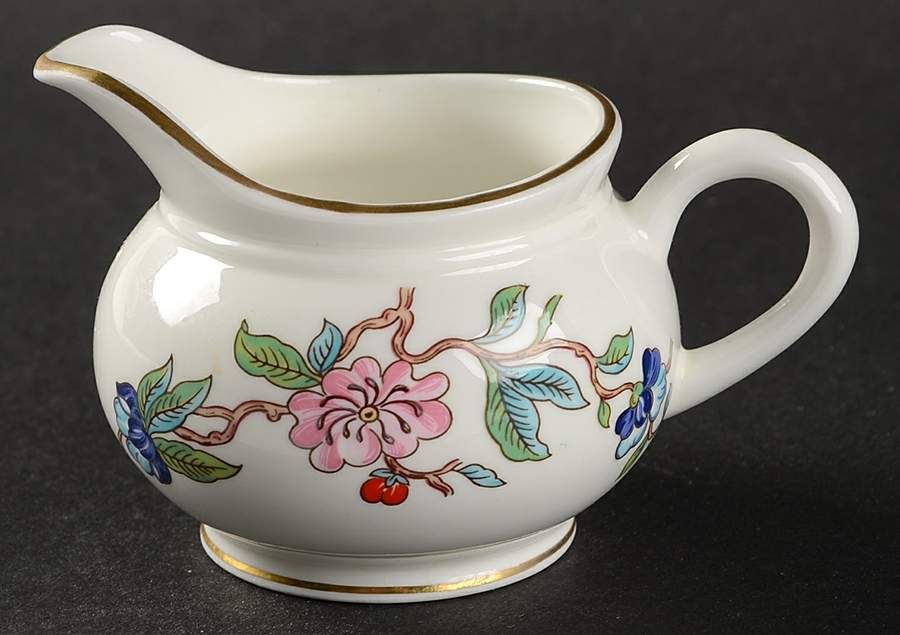 Pembroke (Gold Trim) Mini Creamer by John  Aynsley & Sons-1