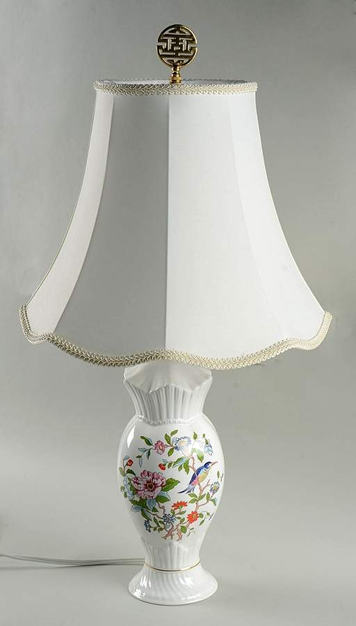 Pembroke (Gold Trim) 26" Electric Lamp & Shade by John  Aynsley & Sons-1