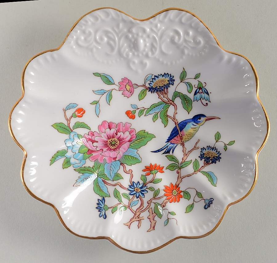 Pembroke (Gold Trim) Fan Tray by John  Aynsley & Sons-1