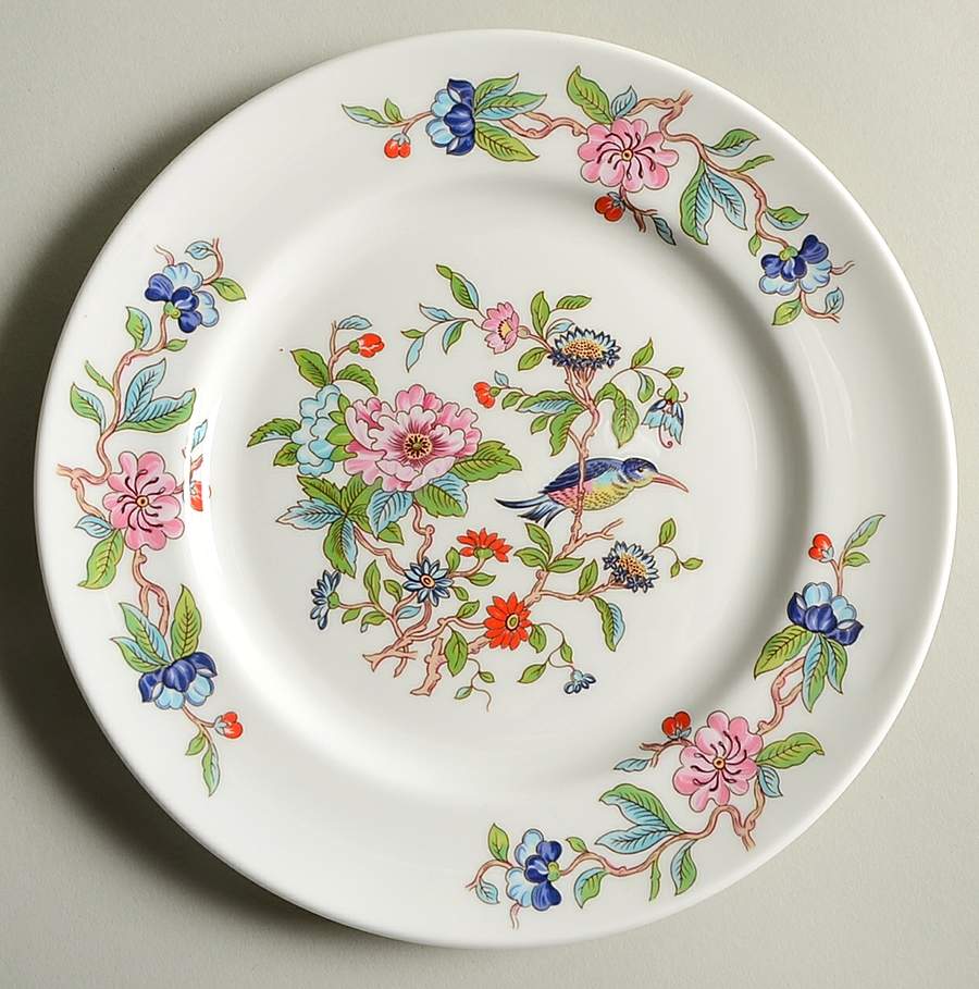 Pembroke (Gold Trim) Salad Plate by John  Aynsley & Sons-1