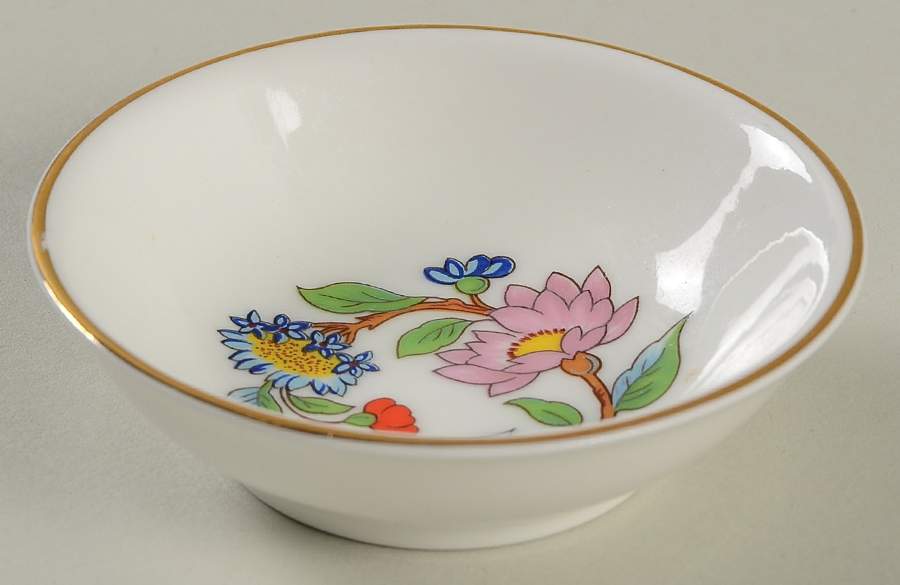 Pembroke (Gold Trim) Salt Dip by John  Aynsley & Sons-1