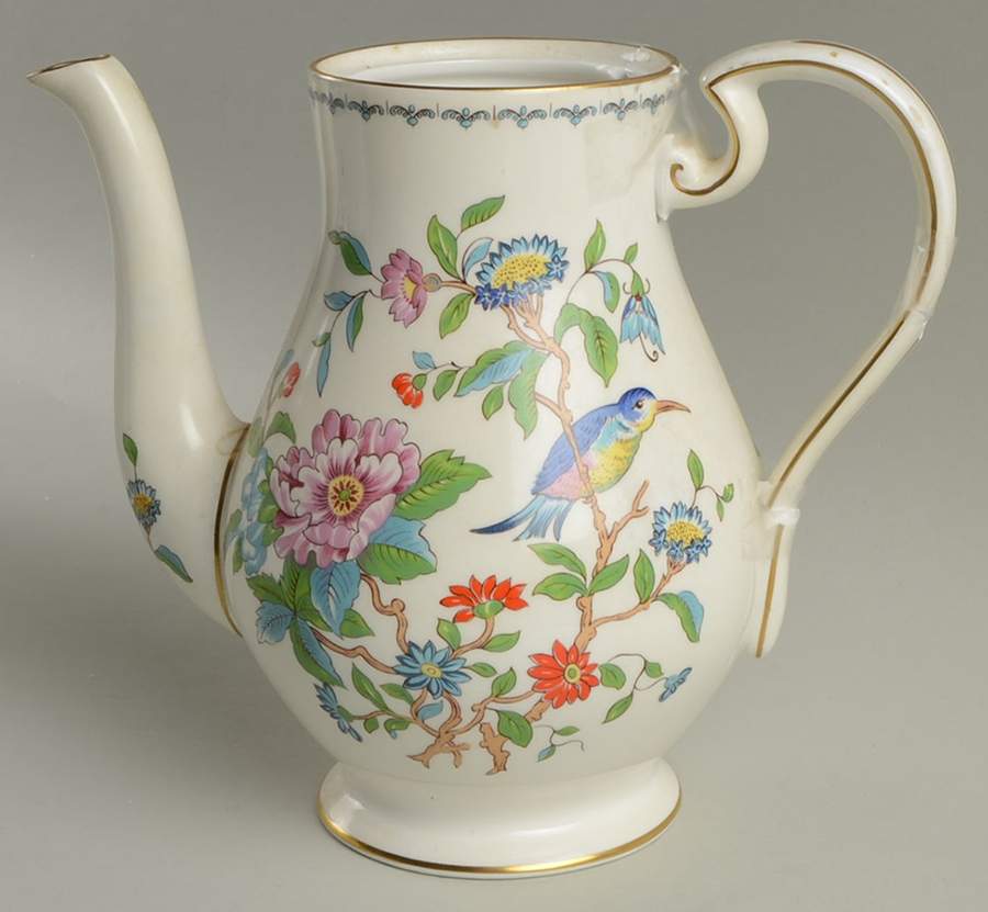 Pembroke (Gold Trim) Coffee Pot No Lid by John  Aynsley & Sons-1