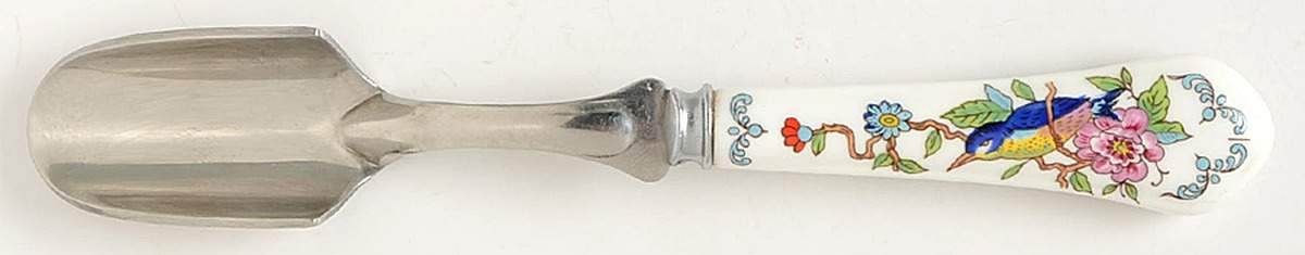 Pembroke (Gold Trim) Cheese Scoop by John  Aynsley & Sons-1