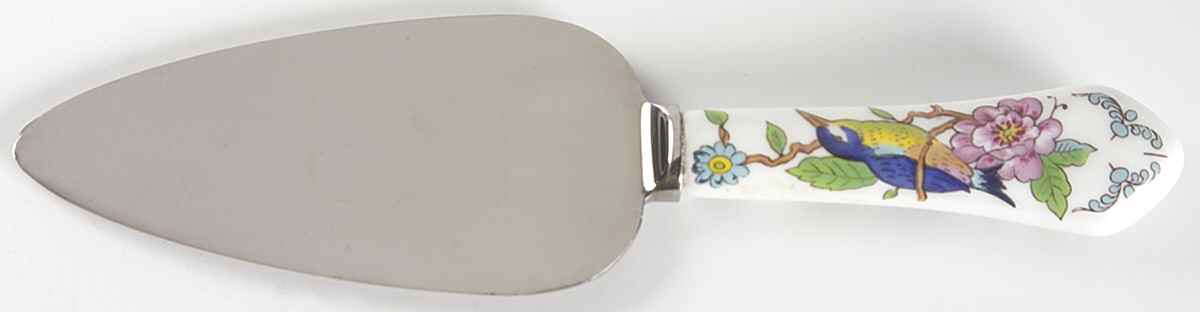 Pembroke (Gold Trim) Cheese Server with Stainless Blade by John  Aynsley & Sons-1