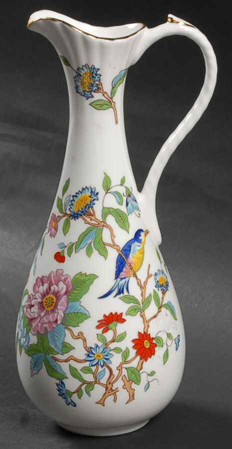 Pembroke (Gold Trim) Tall Pitcher/Vase by John  Aynsley & Sons-1