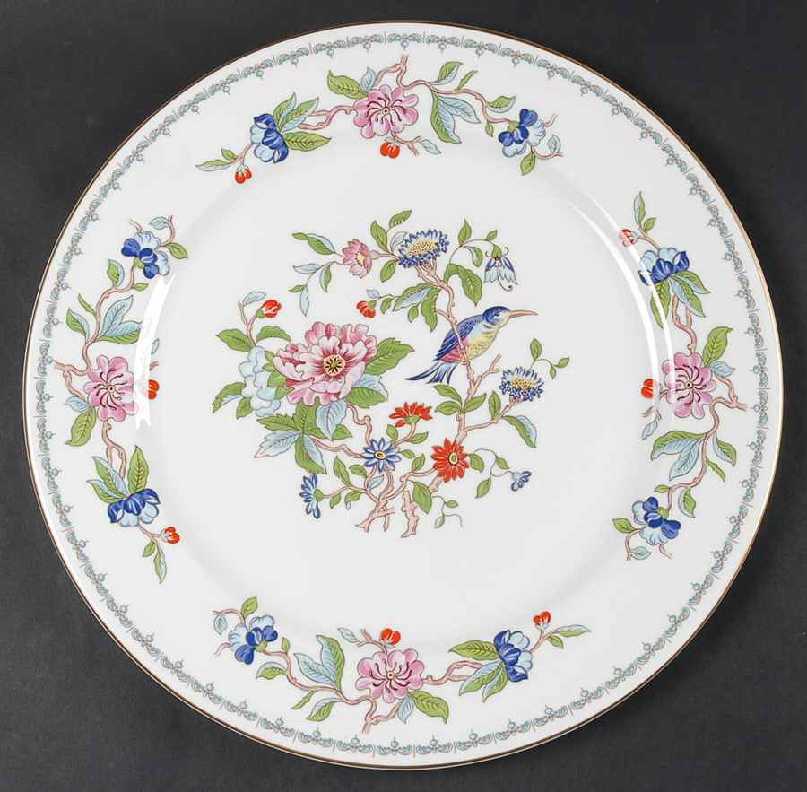 Pembroke (Gold Trim) Service Plate (Charger) by John  Aynsley & Sons-1