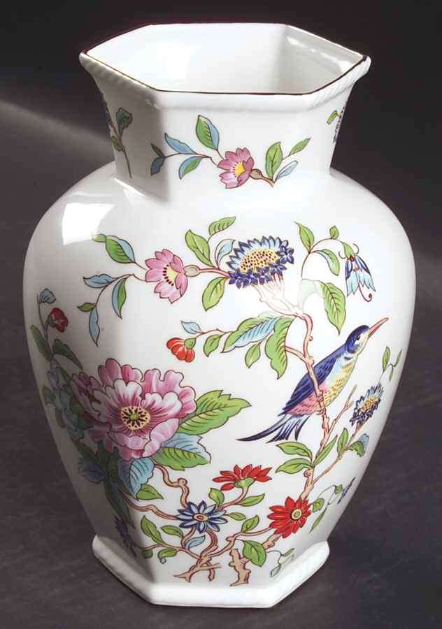 Pembroke (Gold Trim) 7" Chelford Vase by John  Aynsley & Sons-1
