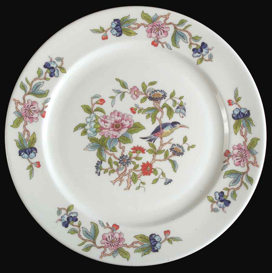 Pembroke (Gold Trim) 12" Chop Plate (Round Platter) by John  Aynsley & Sons-1
