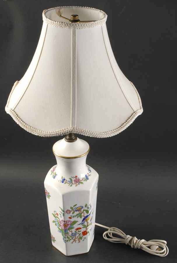Pembroke (Gold Trim) 25" Electric Lamp & Shade by John  Aynsley & Sons-1