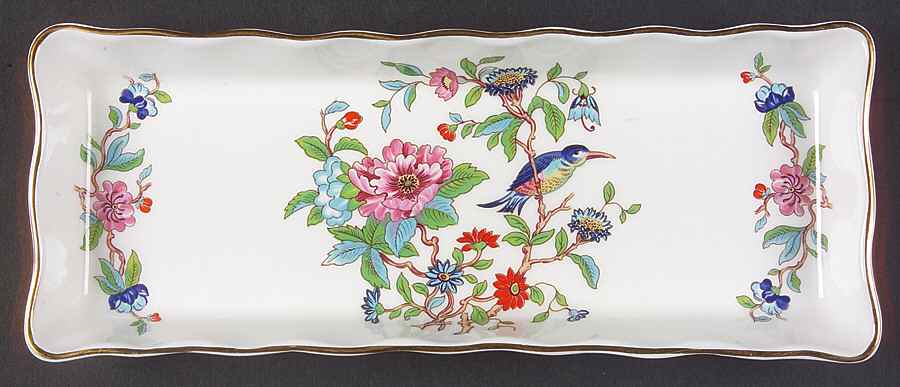 Pembroke (Gold Trim) Mint Dish by John  Aynsley & Sons-1