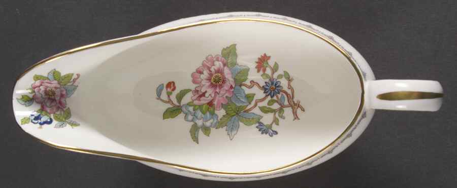 Pembroke (Gold Trim) Gravy Boat by John  Aynsley & Sons-1