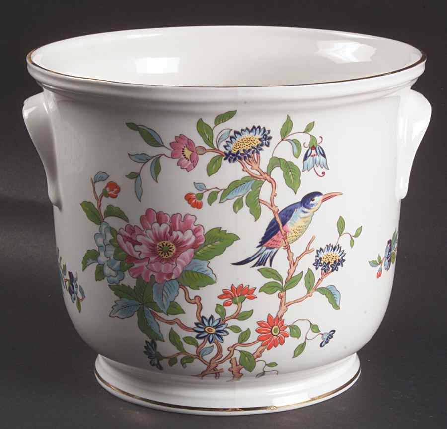 Pembroke (Gold Trim) Wine Cooler by John  Aynsley & Sons-1