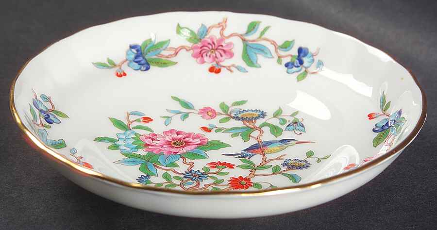 Pembroke (Gold Trim) Open Candy Dish by John  Aynsley & Sons-1