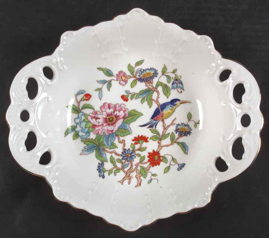 Pembroke (Gold Trim) Large Sweet Meat Dish by John  Aynsley & Sons-1