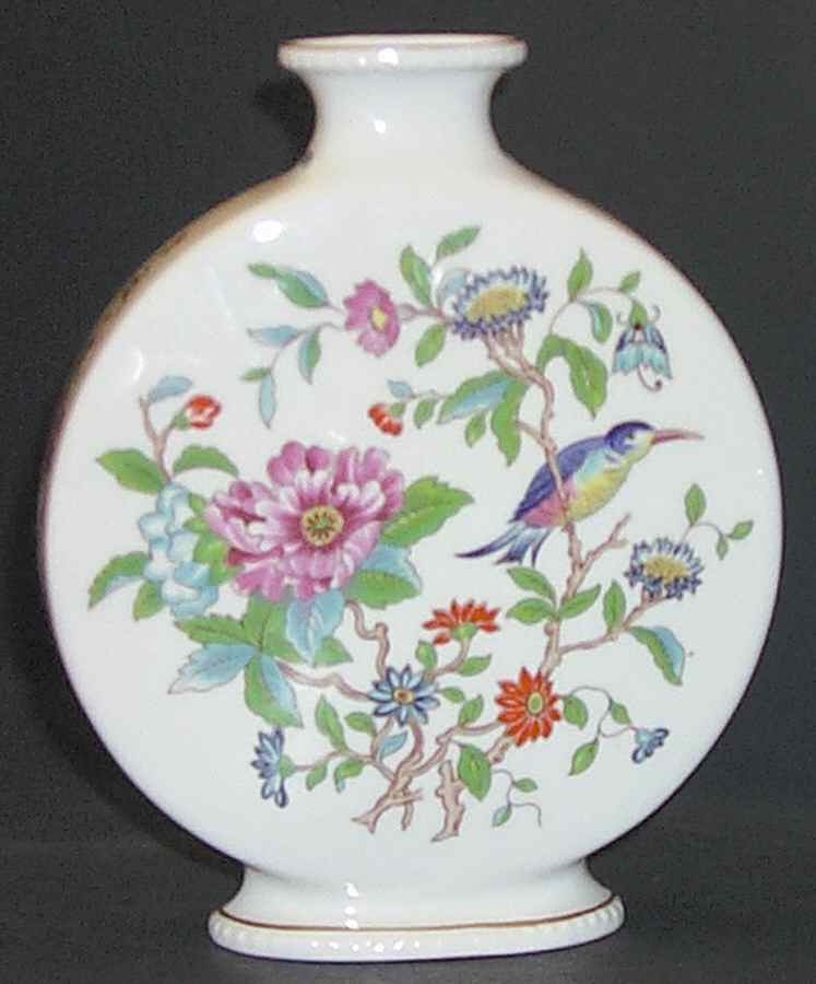 Pembroke (Gold Trim) 8" Vase by John  Aynsley & Sons-1