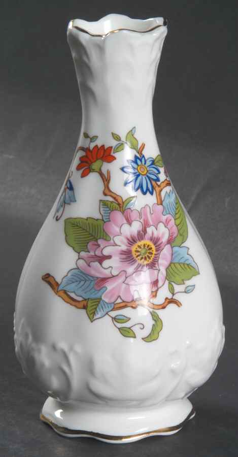 Pembroke (Gold Trim) 4" Bud Vase by John  Aynsley & Sons-1