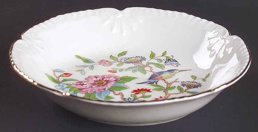 Pembroke (Gold Trim) Deep Georgian Tray by John  Aynsley & Sons-1
