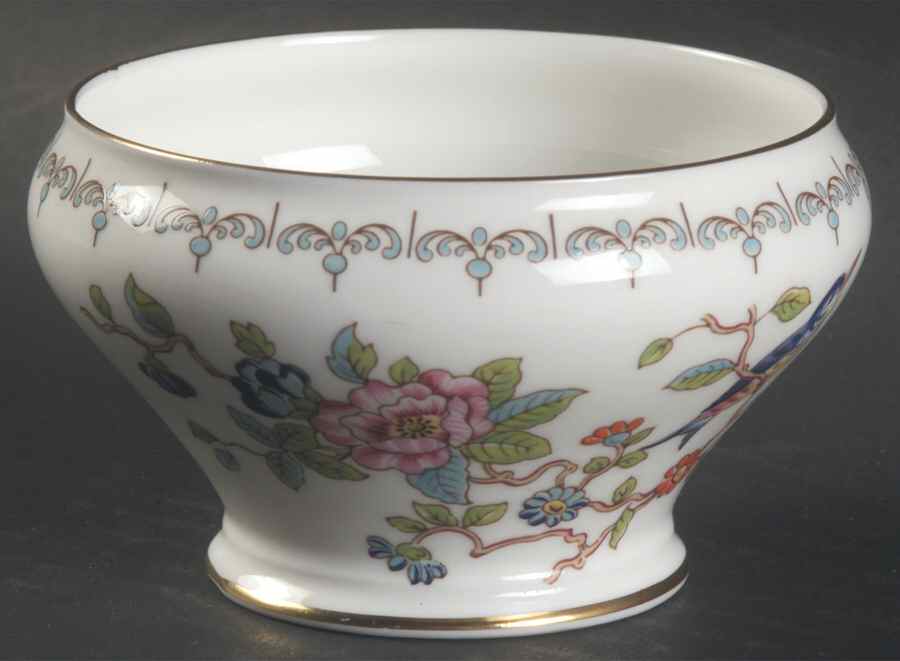 Pembroke (Gold Trim) Mini Open Sugar Bowl by John  Aynsley & Sons-1