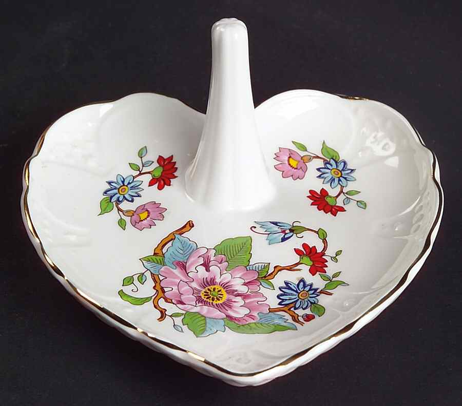 Pembroke (Gold Trim) Ring Holder by John  Aynsley & Sons-1