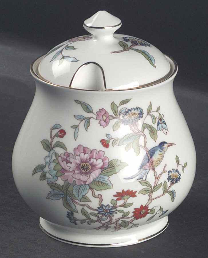 Pembroke (Gold Trim) Jam/Jelly & Lid by John  Aynsley & Sons-1