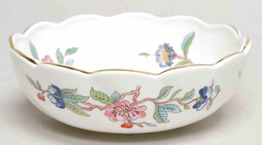 Pembroke (Gold Trim) Petal Bowl by John  Aynsley & Sons-1