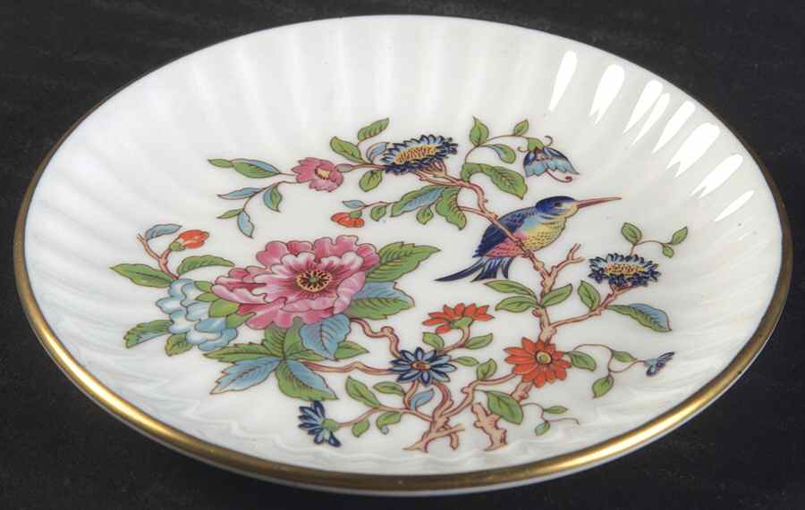 Pembroke (Gold Trim) 4" Ashtray by John  Aynsley & Sons-1