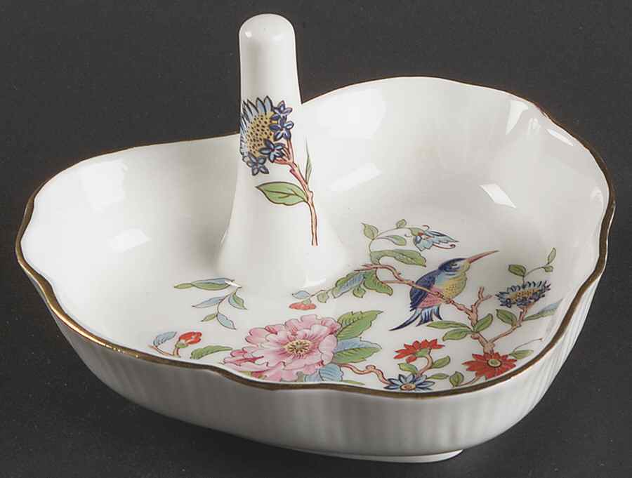Pembroke (Gold Trim) Ring Holder by John  Aynsley & Sons-1
