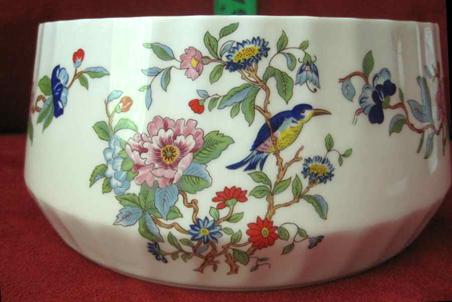 Pembroke (Gold Trim) 9" Salad Serving Bowl by John  Aynsley & Sons-1