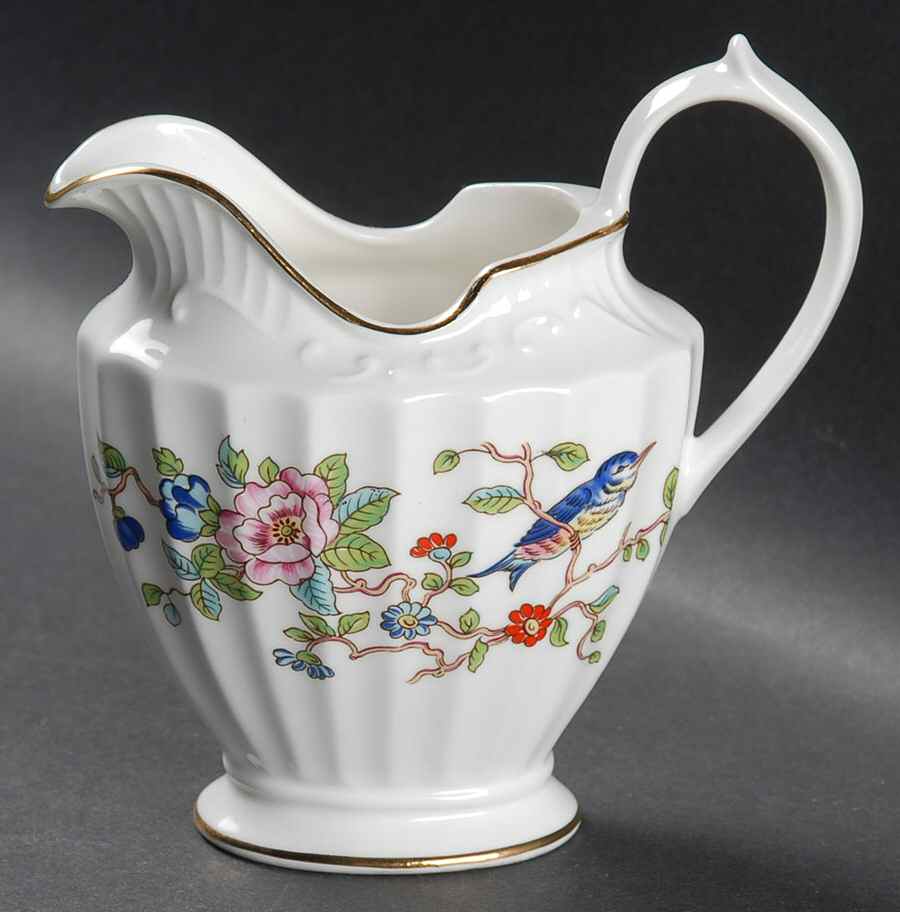 Pembroke (Gold Trim) 8 Oz Georgian Jug by John  Aynsley & Sons-1