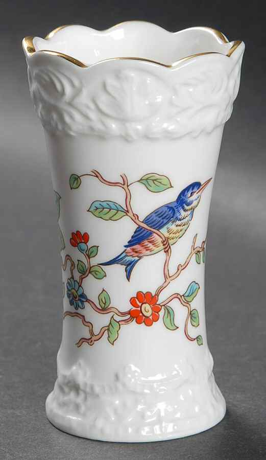 Pembroke (Gold Trim) 3" Vase by John  Aynsley & Sons-1