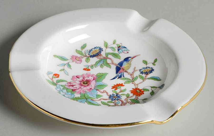 Pembroke (Gold Trim) 5" Ashtray by John  Aynsley & Sons-1
