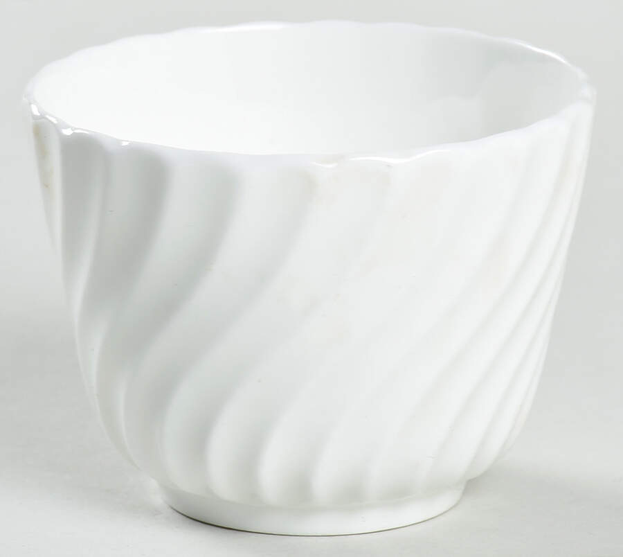 Portland White Mini Open Sugar Bowl by John  Aynsley & Sons-1