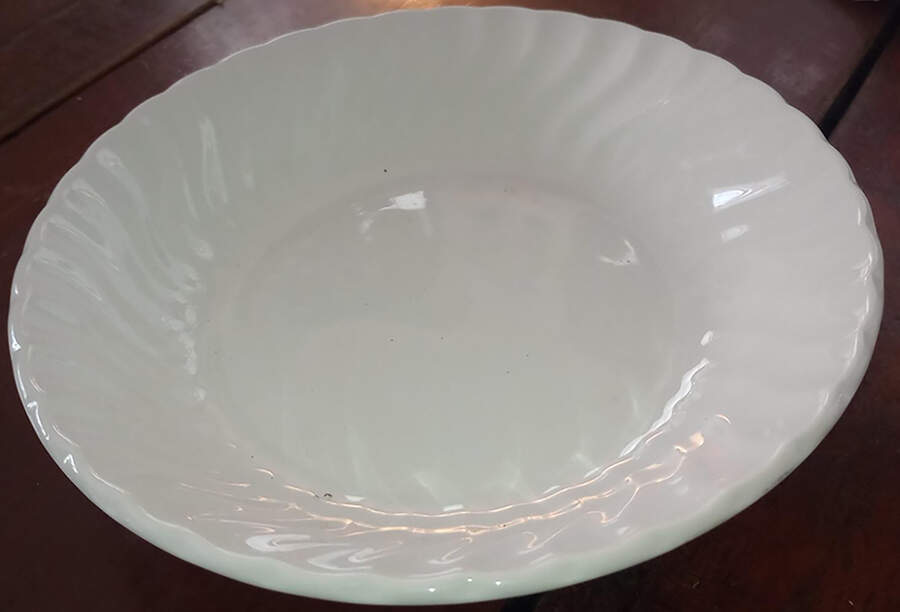 Portland White Soup/Cereal Bowl by John  Aynsley & Sons-1