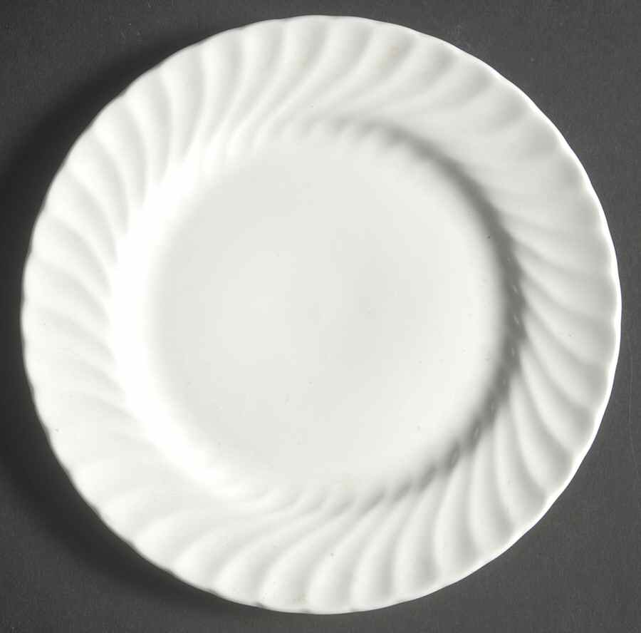 Portland White Bread & Butter Plate by John  Aynsley & Sons-1