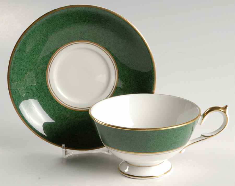 President Footed Cup & Saucer Set by John  Aynsley & Sons-1