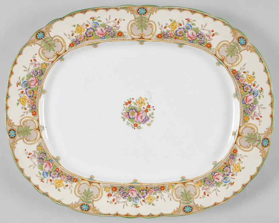 Regina 15" Oval Serving Platter by John  Aynsley & Sons-1