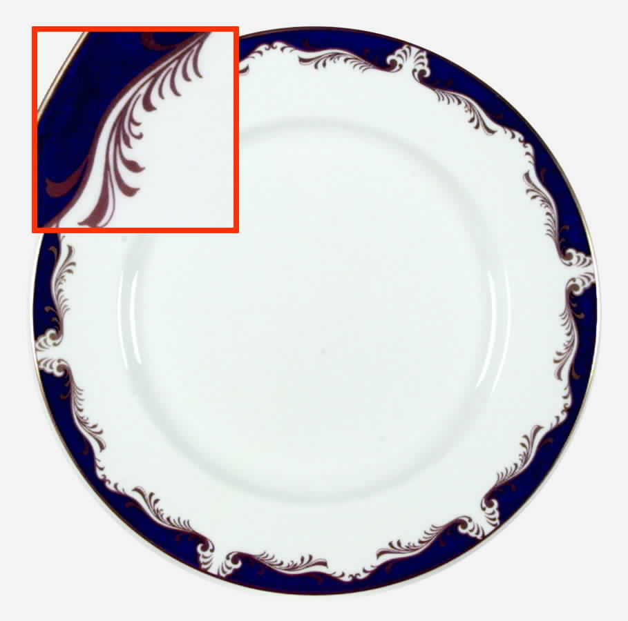 Royal Blue Dinner Plate by John  Aynsley & Sons-1