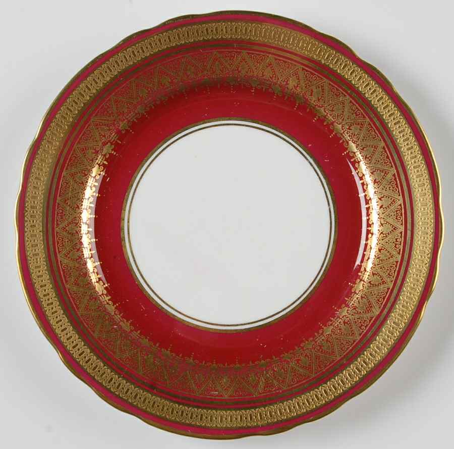 Romney Red Bread & Butter Plate by John  Aynsley & Sons-1