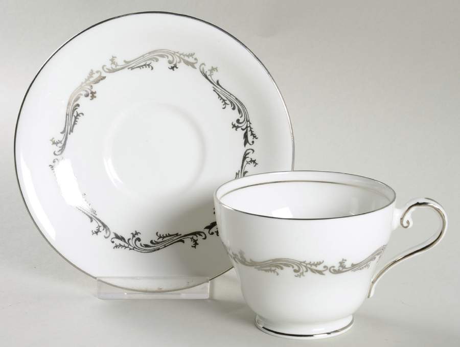 Romance Footed Cup & Saucer Set by John  Aynsley & Sons-1
