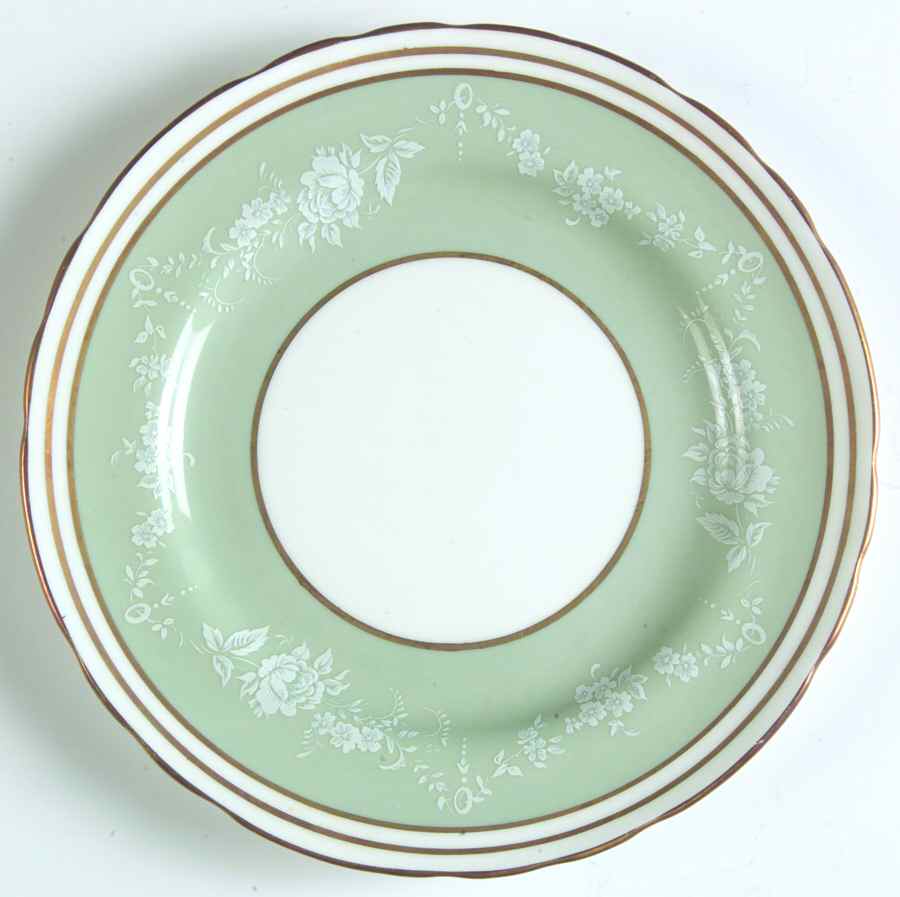 Rosewood (Scalloped) Bread & Butter Plate by John  Aynsley & Sons-1