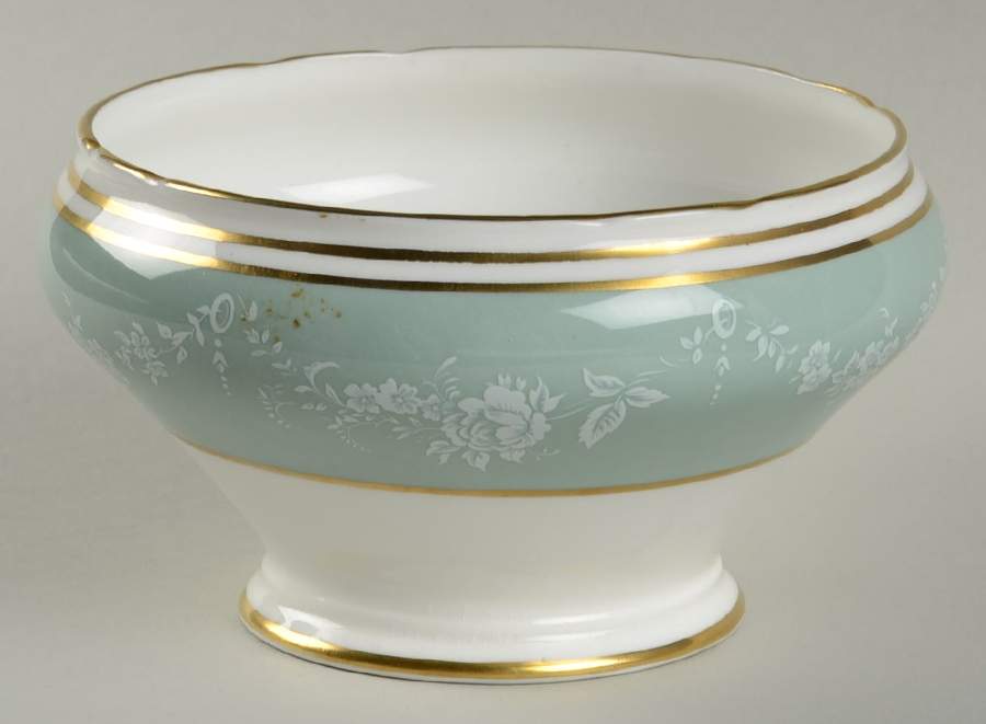 Rosewood (Scalloped) Open Sugar Bowl by John  Aynsley & Sons-1