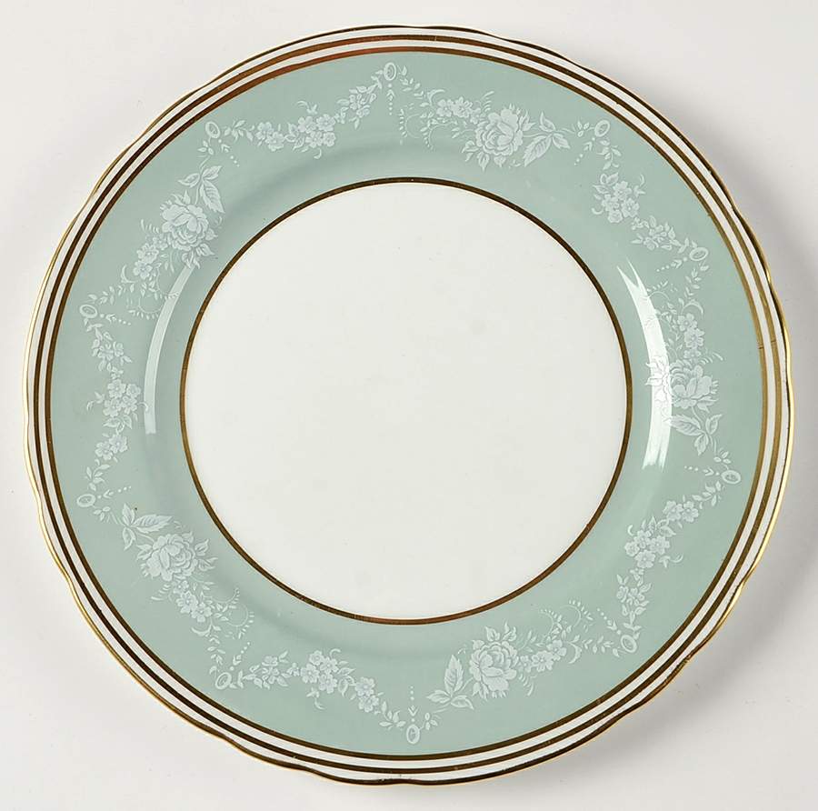 Rosewood (Scalloped) Salad Plate by John  Aynsley & Sons-1
