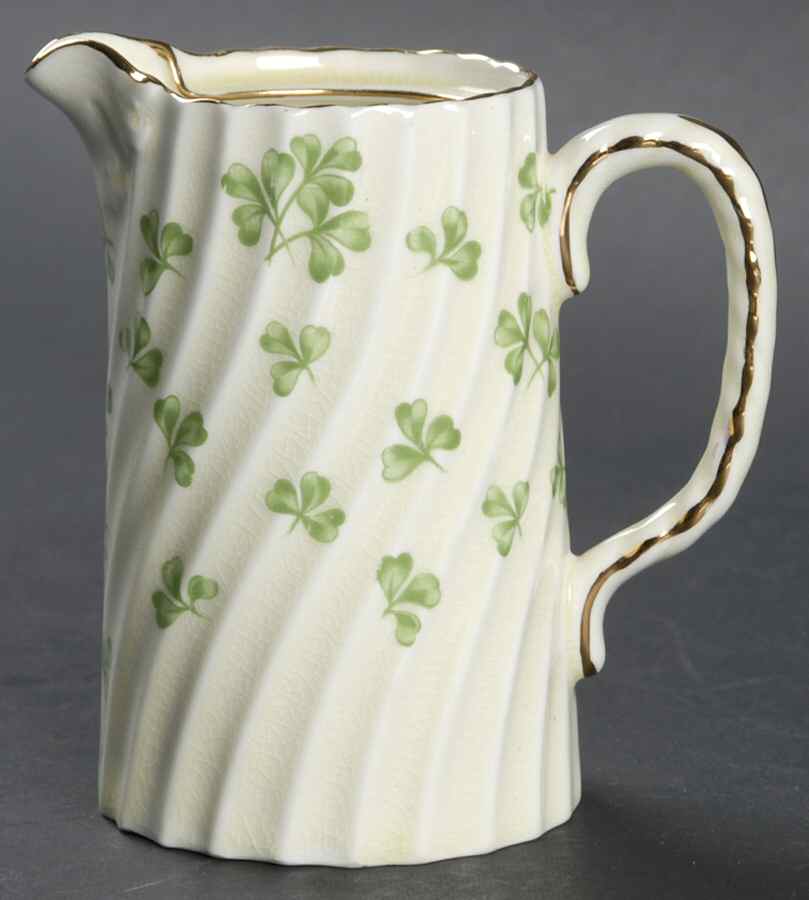Shamrock Cream (Rim Shape) Creamer by John  Aynsley & Sons-1
