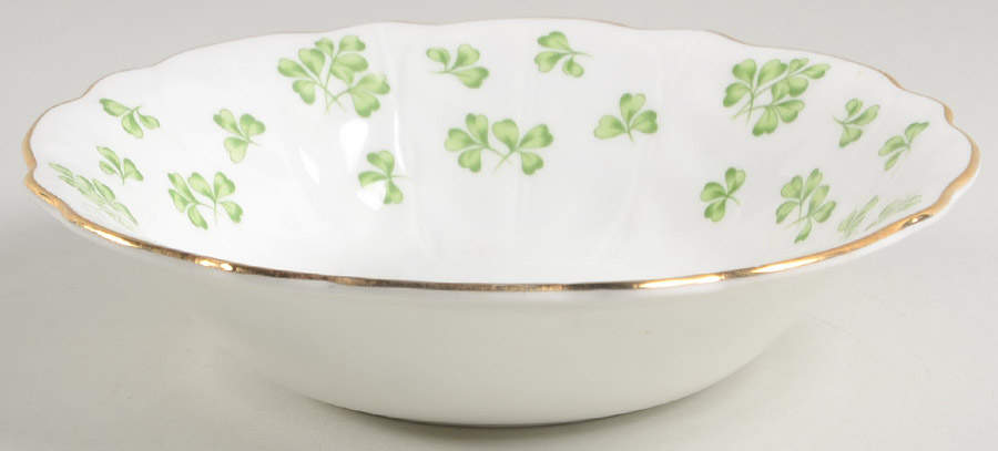 Shamrock (Crocus, Coupe Shape) Coupe Cereal Bowl by John  Aynsley & Sons-1